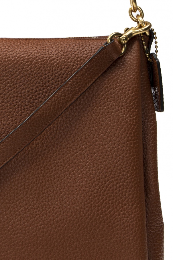 coach shay shoulder bag with whipstitch detail